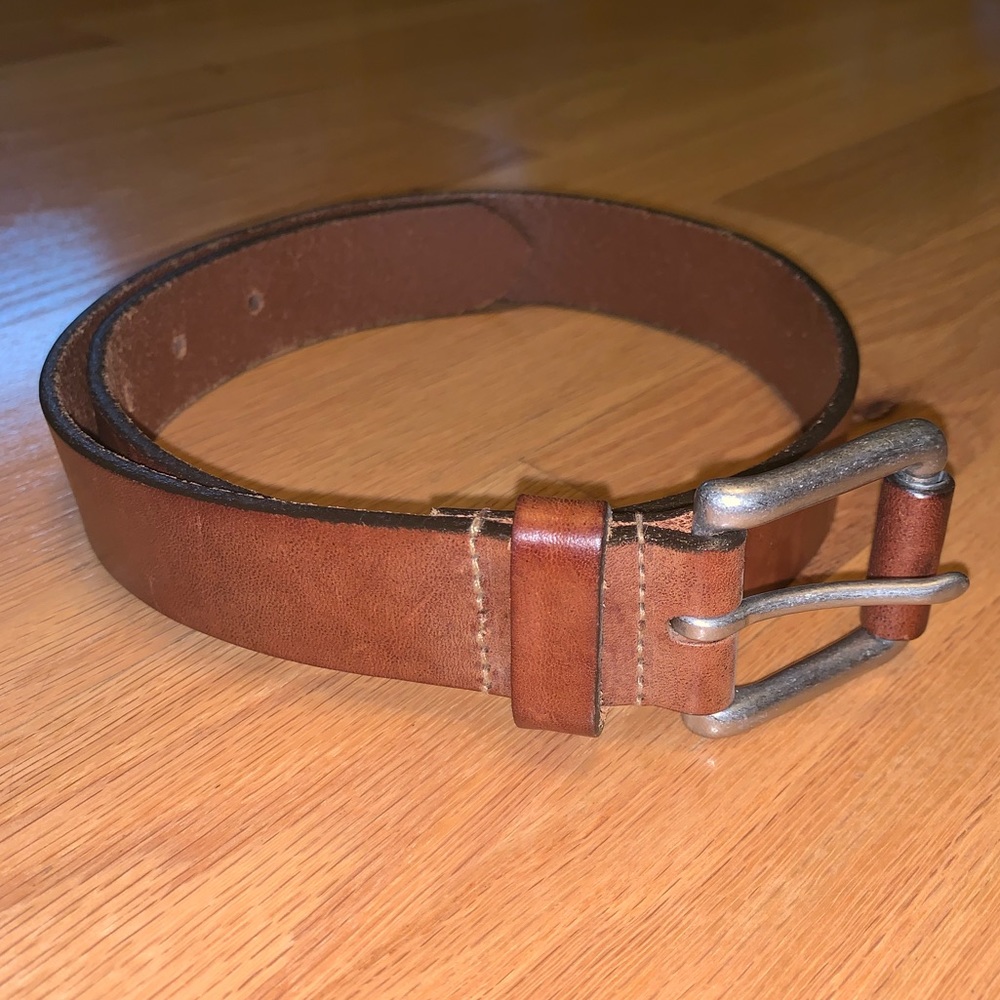 Brown Leather Gap Belt